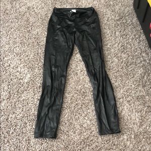 Pleather leggings